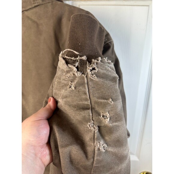 Wolverine Workwear Canvas Jacket Mens Large Y2K Distressed Durable Grunge Skater - Picture 3 of 16